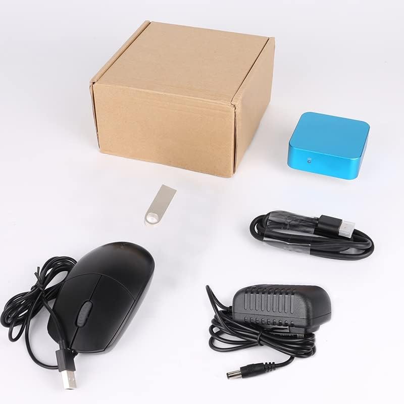 顕微鏡アクセサリーキット 48MP 1080p USB HDMI産業用デジタル電子ビデオ顕微鏡カメラCマウントレンズ 顕微鏡スライド