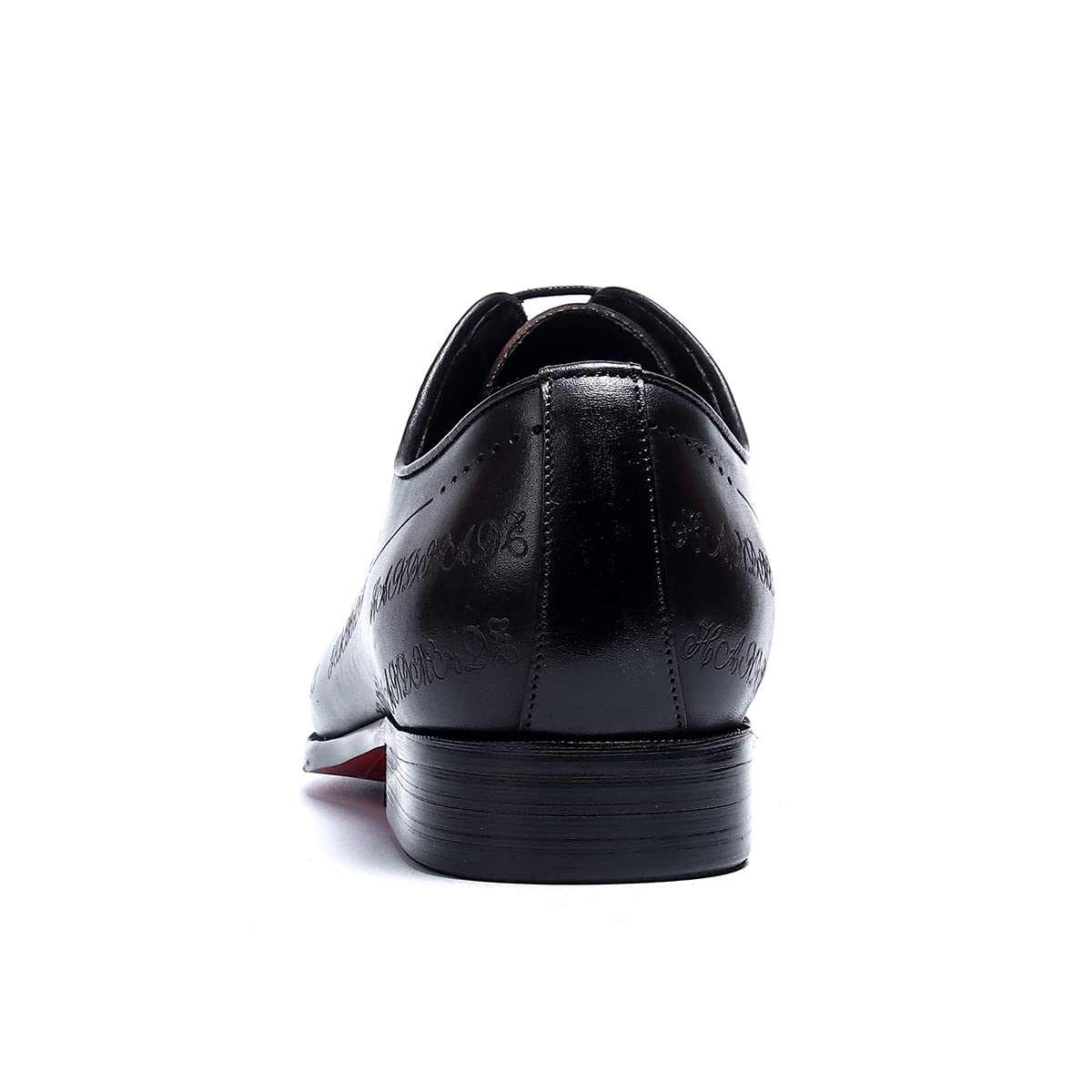 Oxfords Fatte a Mano in Pelle Bovina da Uomo Scarpe da Abito Banchetto Matrimonio Scarpe Stringate Basse Formali