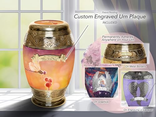 Image of Dragonfly Cremation Urns for Human Ashes Adult Female Urns for Ashes