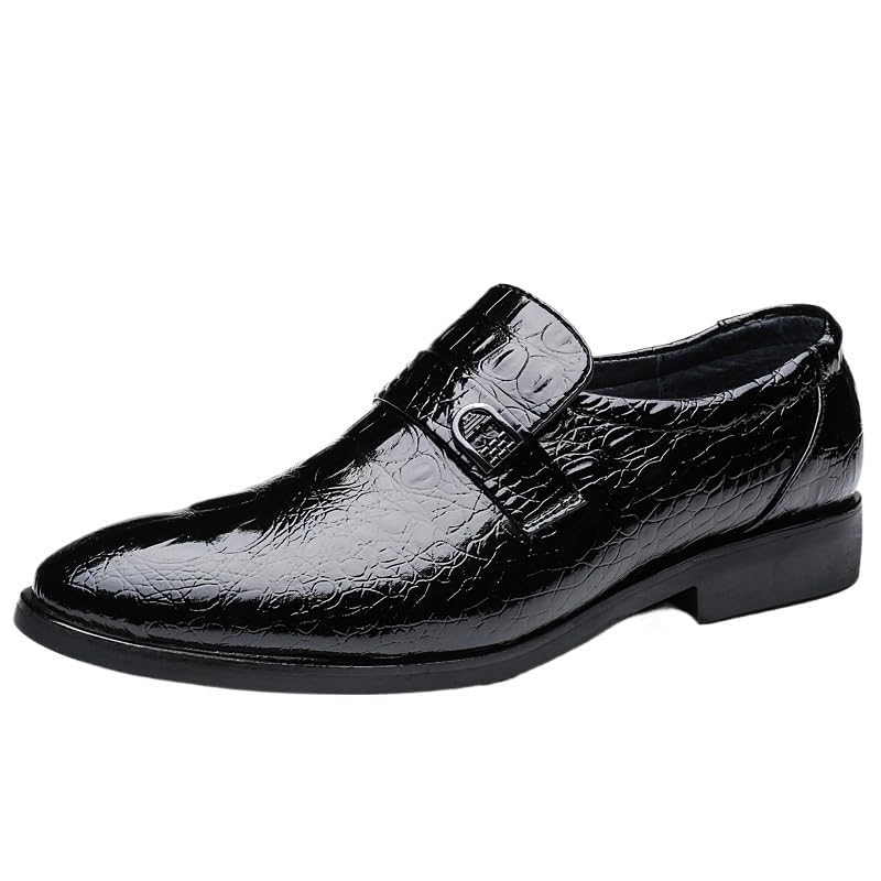 Italian Leather Dress Shoes for Men Slip On Office Business Casual Oxfords2