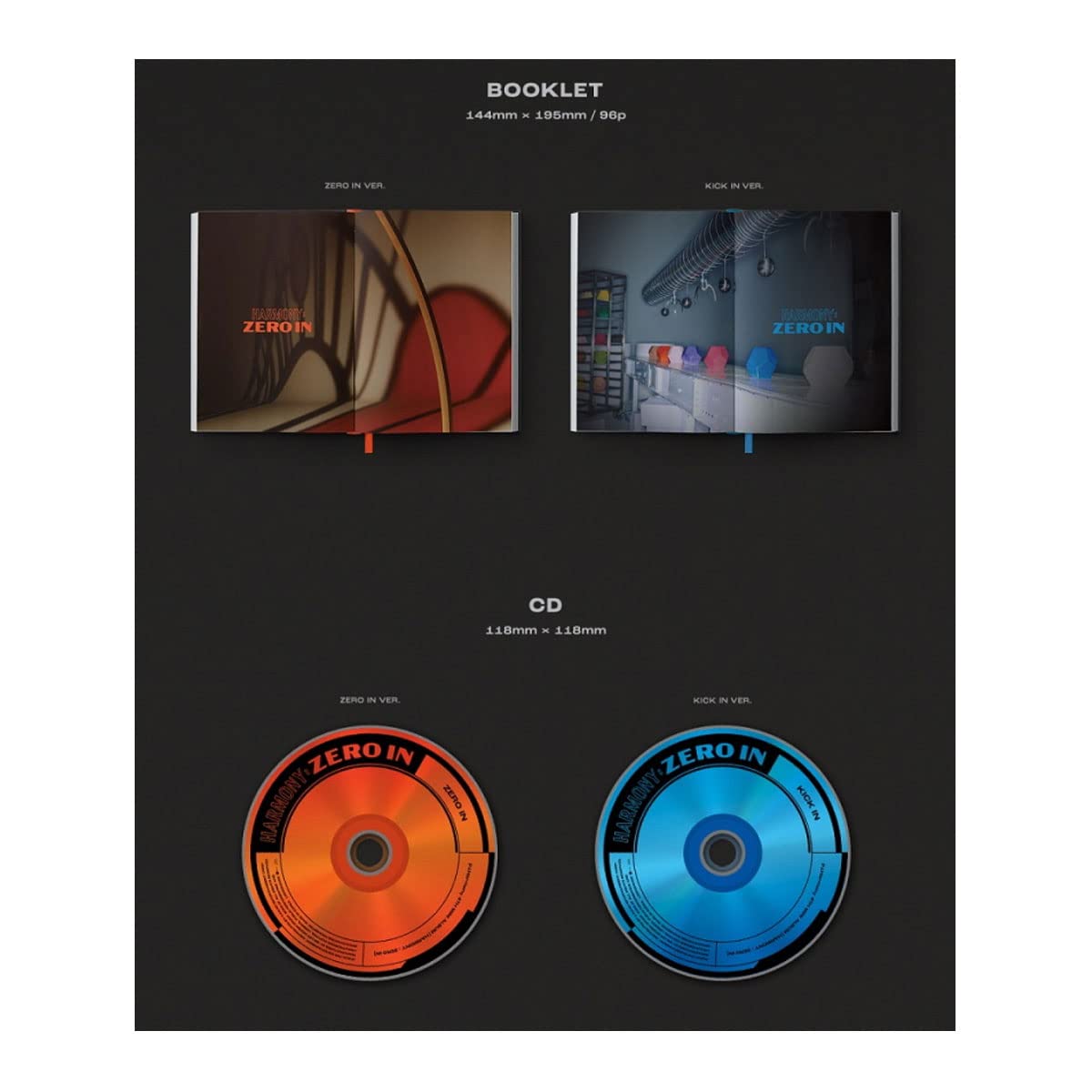 Amazon.co.jp: P1Harmony 4th ミニアルバム - ハーモニー : ZERO IN 