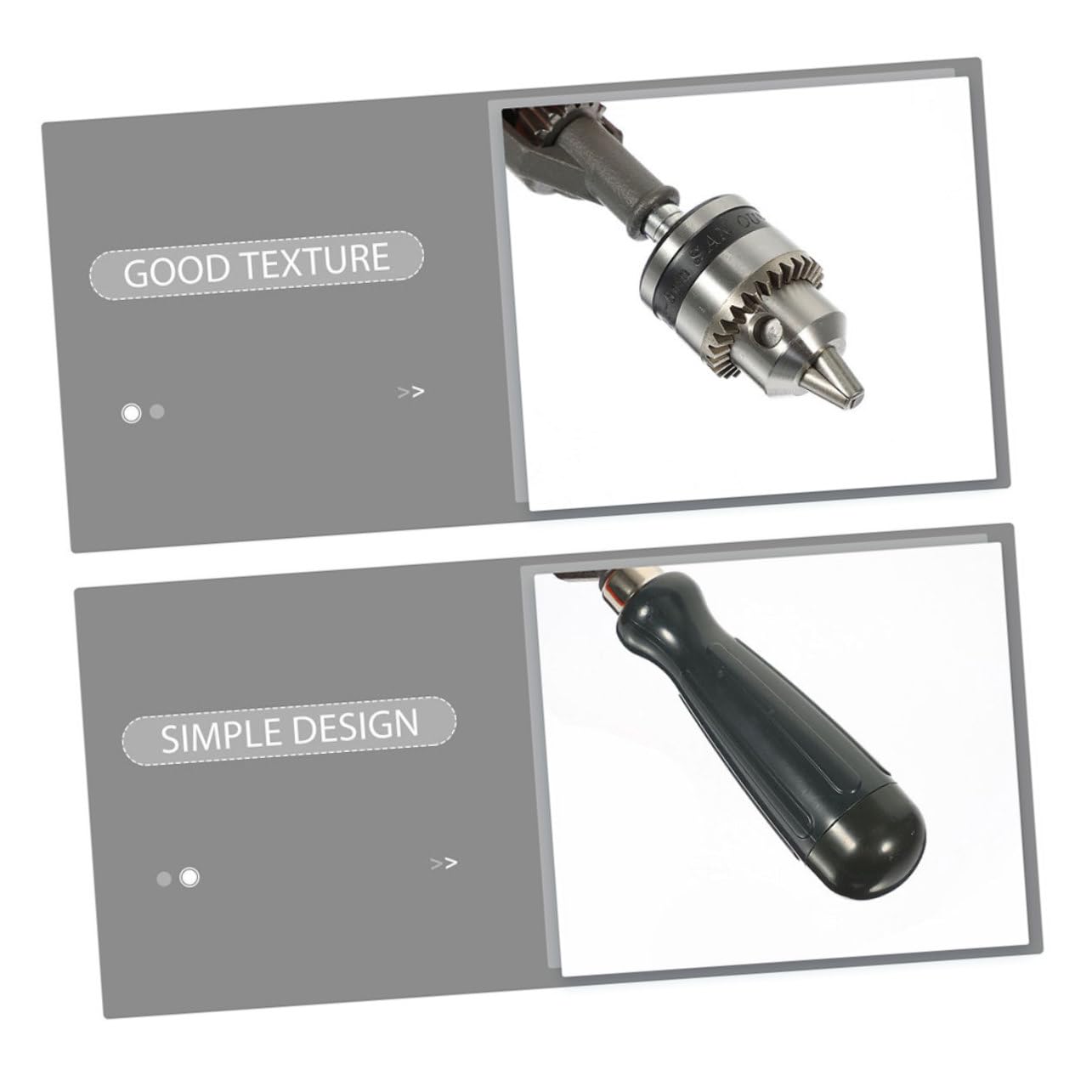 Veemoon 1 Set Hand Drill Can Punch Opener Hand Tools Portable Puncher Manual Drill 3/8 Hand Crank Drill Manual Drill for Woodworking Hand Held Drill Puncher Tool Black 45# Steel