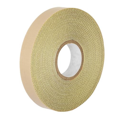 Image of SMART PACK Adhesive Teflon Tape Roll For Packaging of Sealing Machine Spare Parts | Adhesive, Heating, Heat Masking, Industrial Coated Glass Tape | 1 Roll 15MM X 10M