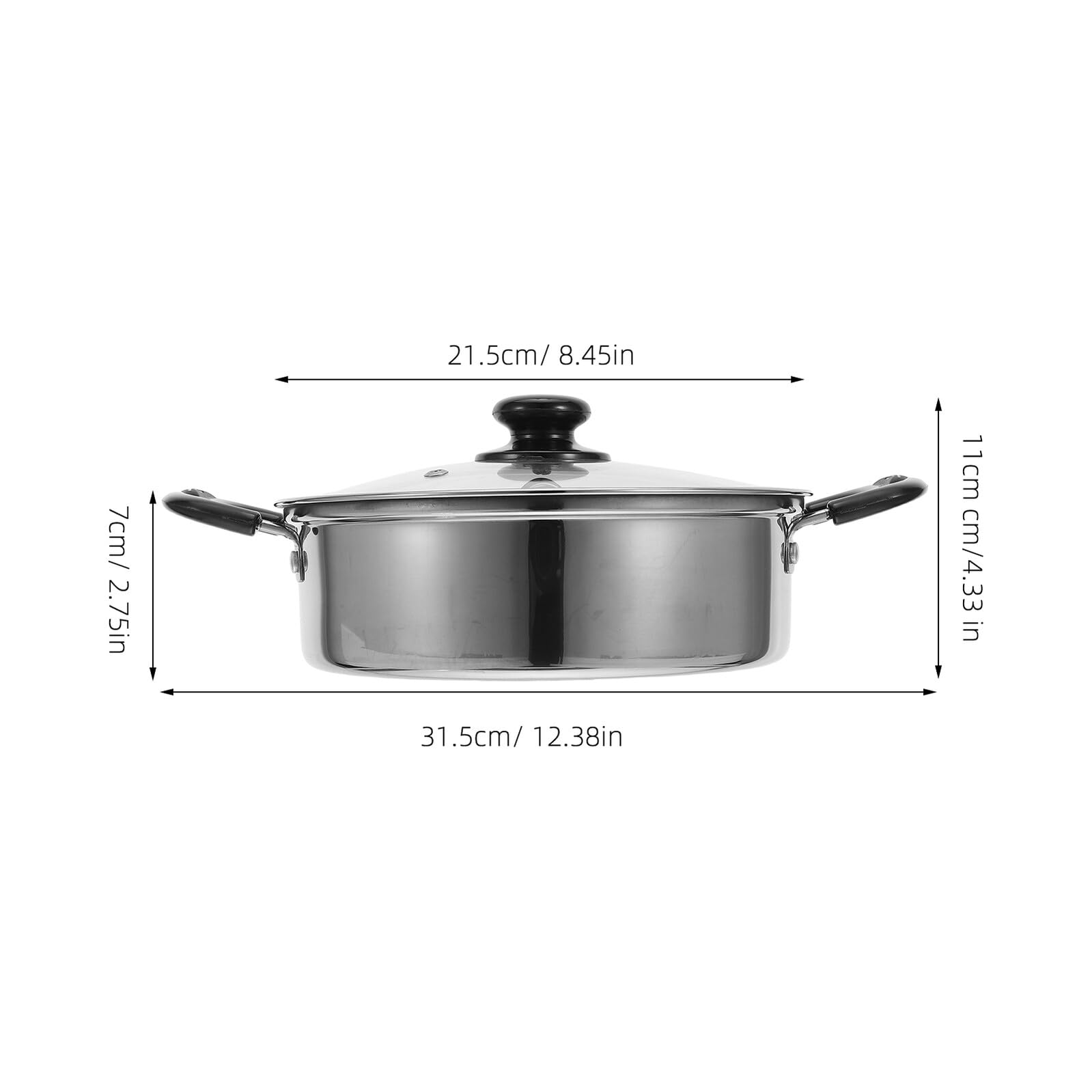 Homoyoyo Vaporera de Acero Inoxidable para Huevos 4 Unidades con Cesta Desmontable y Tapa Apta para Cocinas de Gas Cocedor al Vapor Compacto para Desayuno y Brunch