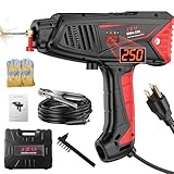 JZU Handheld Welding Machine, Upgrade MMA 250A IGBT Inverter Portable Arc Welder with LCD Display, 110V Stick Welder, Compact and Lightweight, Ideal for Home DIY and Light Projects
