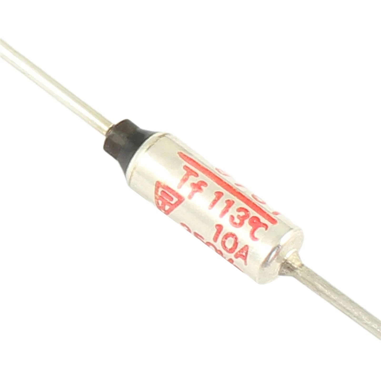 10 Uds fusible térmico SF109E-1 113C 113 grados TF corte 10A 250V SF temperatura Axial enlaces de plomo