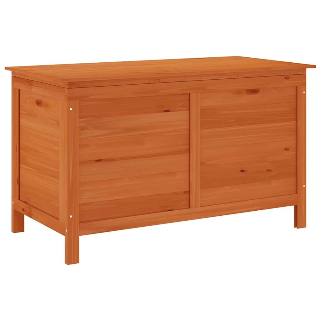 Skrzynia ogrodowa z litego drewna jodłowego, 99 x 49,5 x 58,5 cm, odporna na warunki atmosferyczne, z dużą ilością miejsca do przechowywania, jako skrzynia na poduszki i skrzynia na poduszki do ogrodu