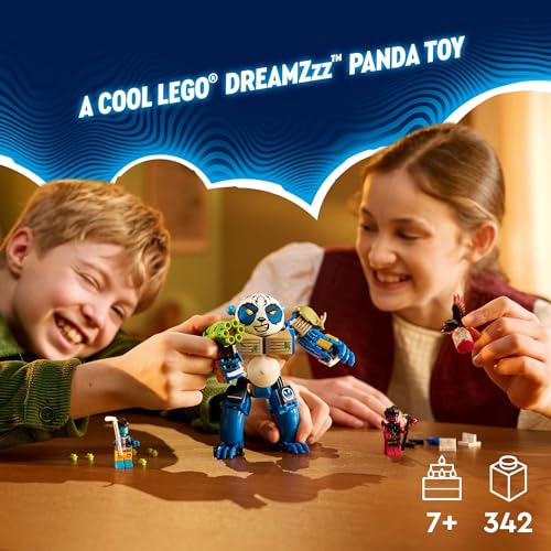 Image of LEGO DREAMZzz Logan The Mighty Panda Animal Toy with 2 Minifigures Included, Rebuildable Animal Playset, Creative Gift for Kids Ages 7 and up, 71480