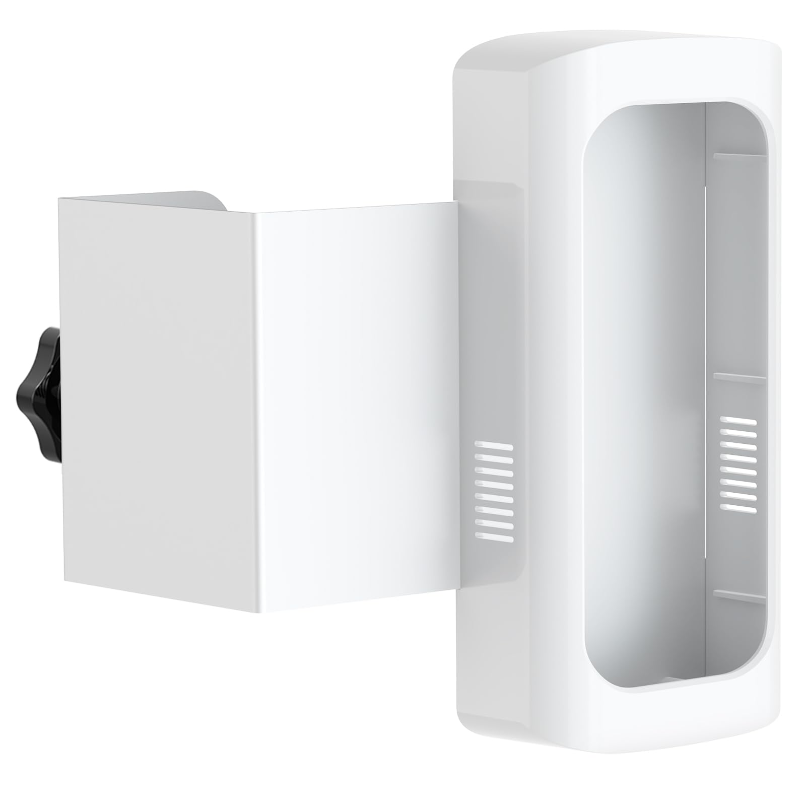Mamerry White Anti-Theft Video Doorbell Mount, Doorbell Door Bracket No Drilling Compatible With Video Doorbell For Houses, Apartments, Rentals (White)