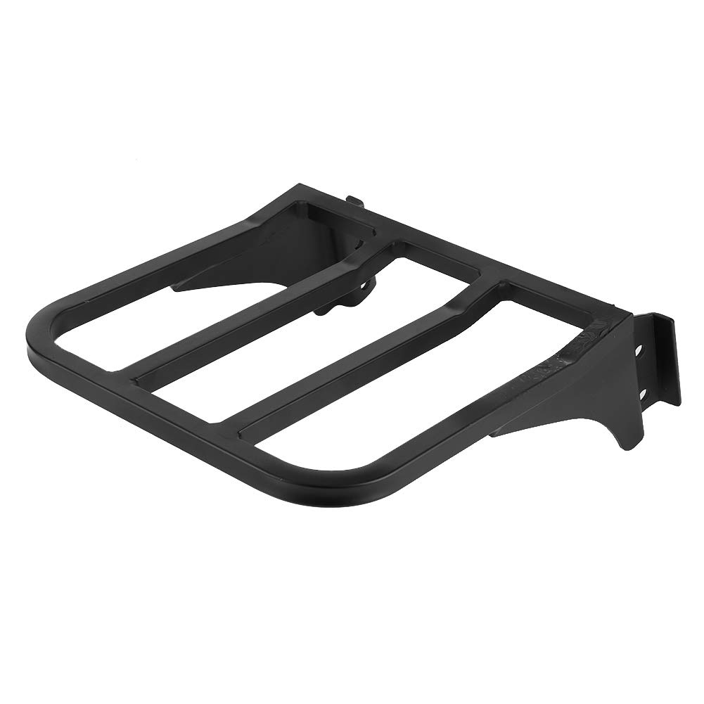 OUKENS Portapacchi per moto, Portapacchi posteriore Sissy Bar per schienale moto adatto per XL/FLST/FLSTC/FLSTSC