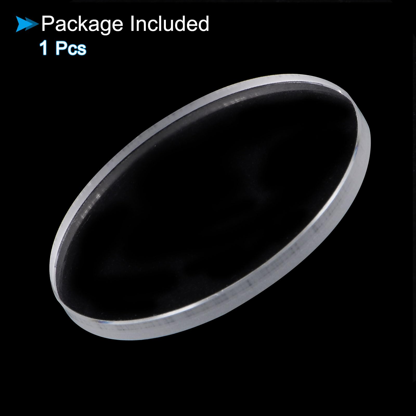 CoCud Lentille En Cristal De Verre De Montre, 34mm Diamètre 2,5mm Épais