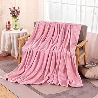 Tshuab Brushed Blanket, Perfect Sofa& Bed Throws, Super Soft& Cozy Handfeeling, Perfect to Warm Up for All Family Members (Color Light Blue, 150CM X 200CM)