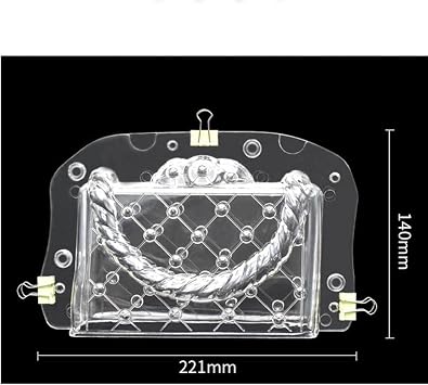 1pc Chocolate Mould Polycarbonate Bag Candy Cake Decorating Tools Molds Diy Handbag Chocolate Mold