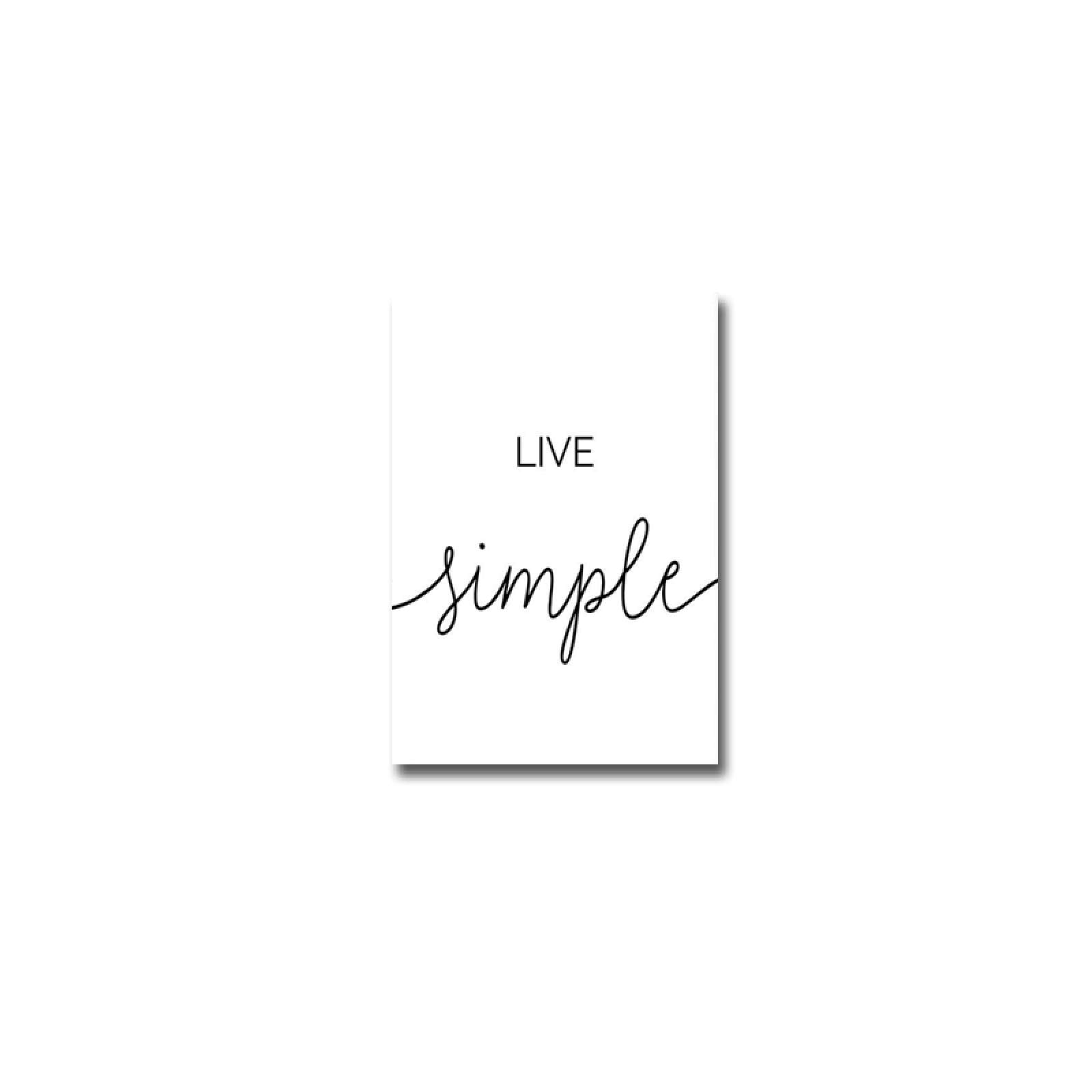 BIEMBI Minimalist Dream Big Live Simple Quote Canvas Paintings Black and White Bedroom Wall Art Prints Poster for Living Room Decor 50x70cmx2 Frameless