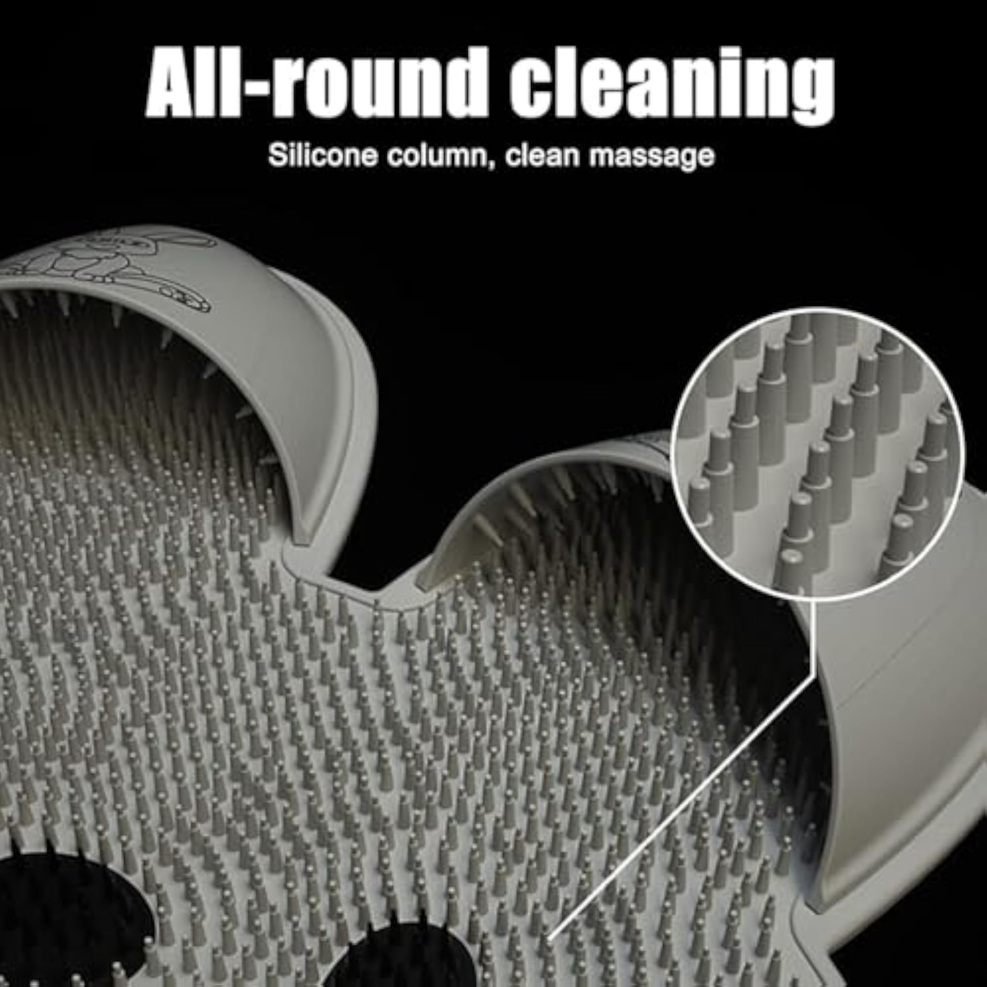 Rabbit Shape Silicone Foot Cleaning Mat
