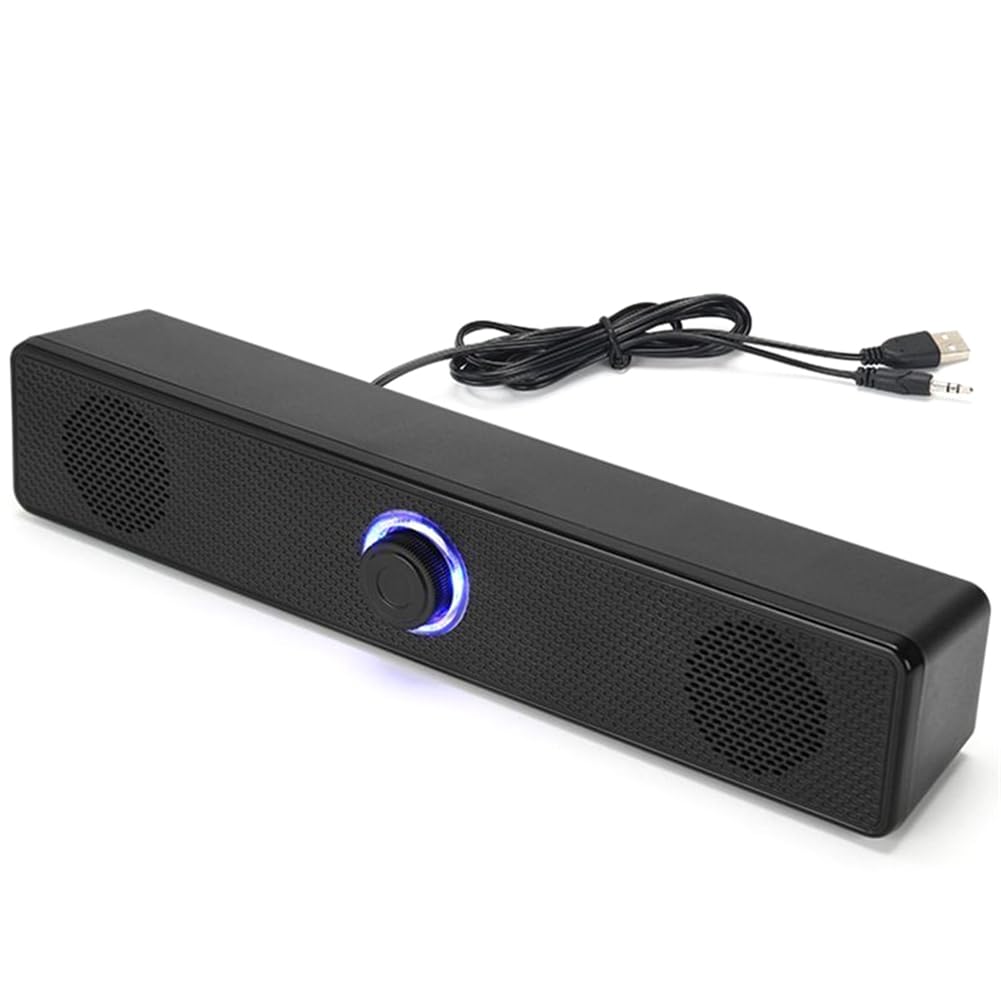 PC Soundbar Wired/Wireless Bluetooth Speaker USB Powered Soundbar for TV Pc Laptop Gaming Home Theater Audio System B
