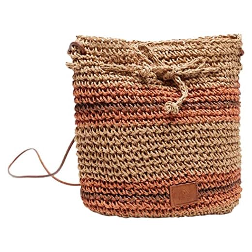 Springfield Bandolera Rafia para Mujer, Naranja, Talla única