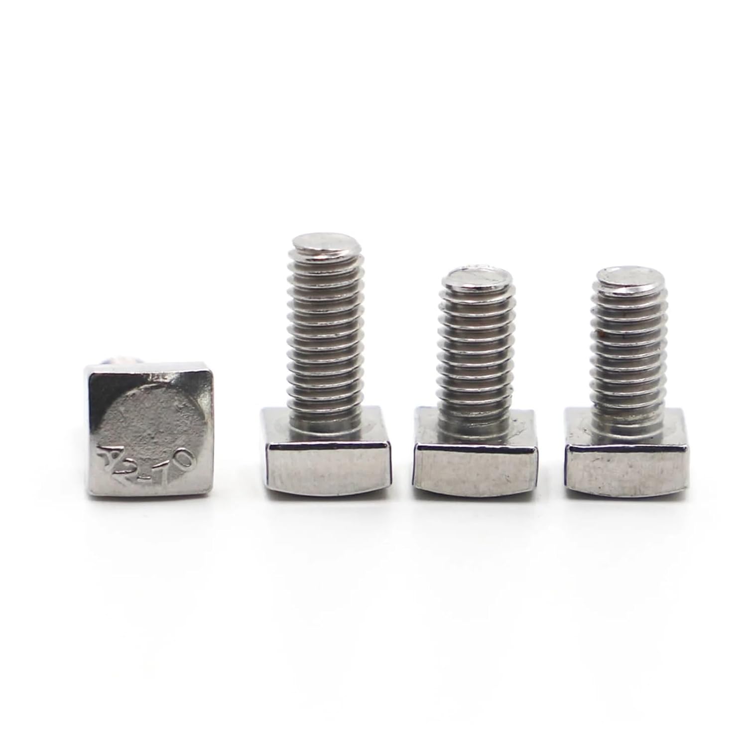 Square Head Bolt, GB35 304 A2 Stainless Steel Square Foursquare Quadrate Shape Type Head Screw Bolt M5 M6 M8(M8 2pcs,35mm)
