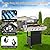 Lyromix Large Propane Gas Grill with 3-Burners and Side Burner, Outdoor BBQ Grill Griddle with Porcelain-Enameled Cast Iron Grates, Stainless Steel Camping Barbecue Griddle for Patio, Party, 37000 BTU