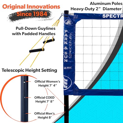 image for Park & Sun Sports Spectrum Classic: Portable Professional Outdoor Voll