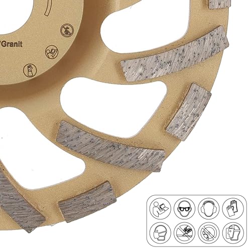 PRODIAMANT Diamant-Schleiftopf 150 mm x 22,2 mm Turbo ST81 Diamantschleifscheibe Beton Naturstein Profiqualität