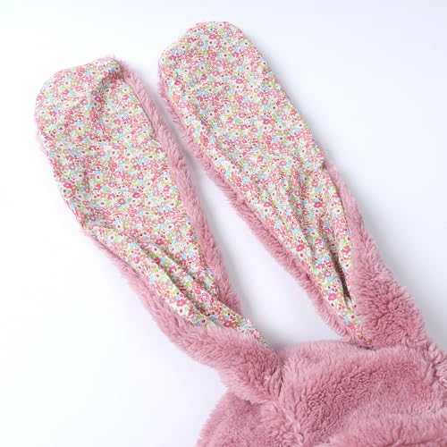 Kids Tales Girl Boy Fuzzy Rabbit Ear Coat Little Child Fleece Hooded Jacket Toddler Zip Up Winter Outwear Fluffy Warm Clothes4