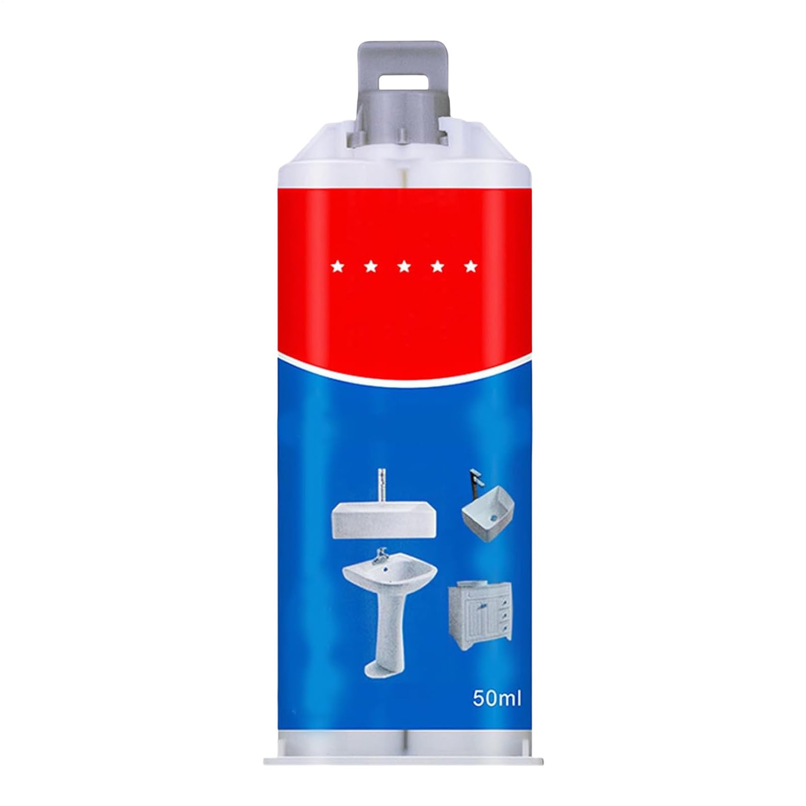 Ceramic Tile Hole Filler 50ml Tile Filler Professional Adhesive Glossy Crack Fillers Chip Fillers Paste Tiles Repair Sealing Paste For Porcelain Acrylic Fiberglass Porcelain Fiberglass Bathtubs