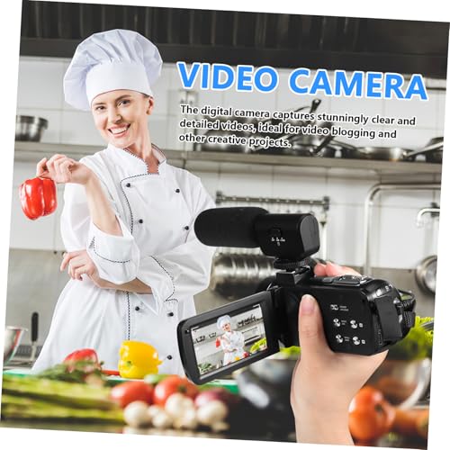 Image of High-Definition Vlogging Camera Touch Screen Digital Video Recorder Compact Portable Movie Camcorder for Youtubers and Filming Projects