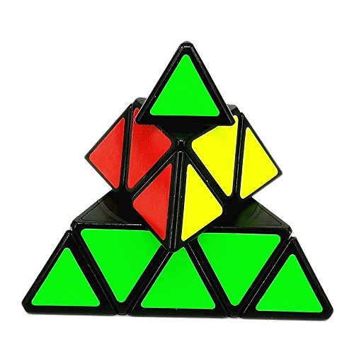 Cuberspeed Qiyi Pyraminx Black Speed Cube Mofangge Qiming Qy Toys Pyramid Black Speed Cube #TOP3
