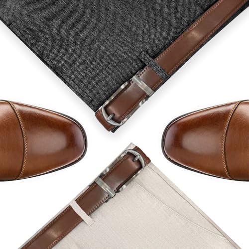 Image of GUSTAVE Belts for Men Western Cowboy PU Leather Men Belt Waist Engraved Waist Belts for Jeans 120cm /47in