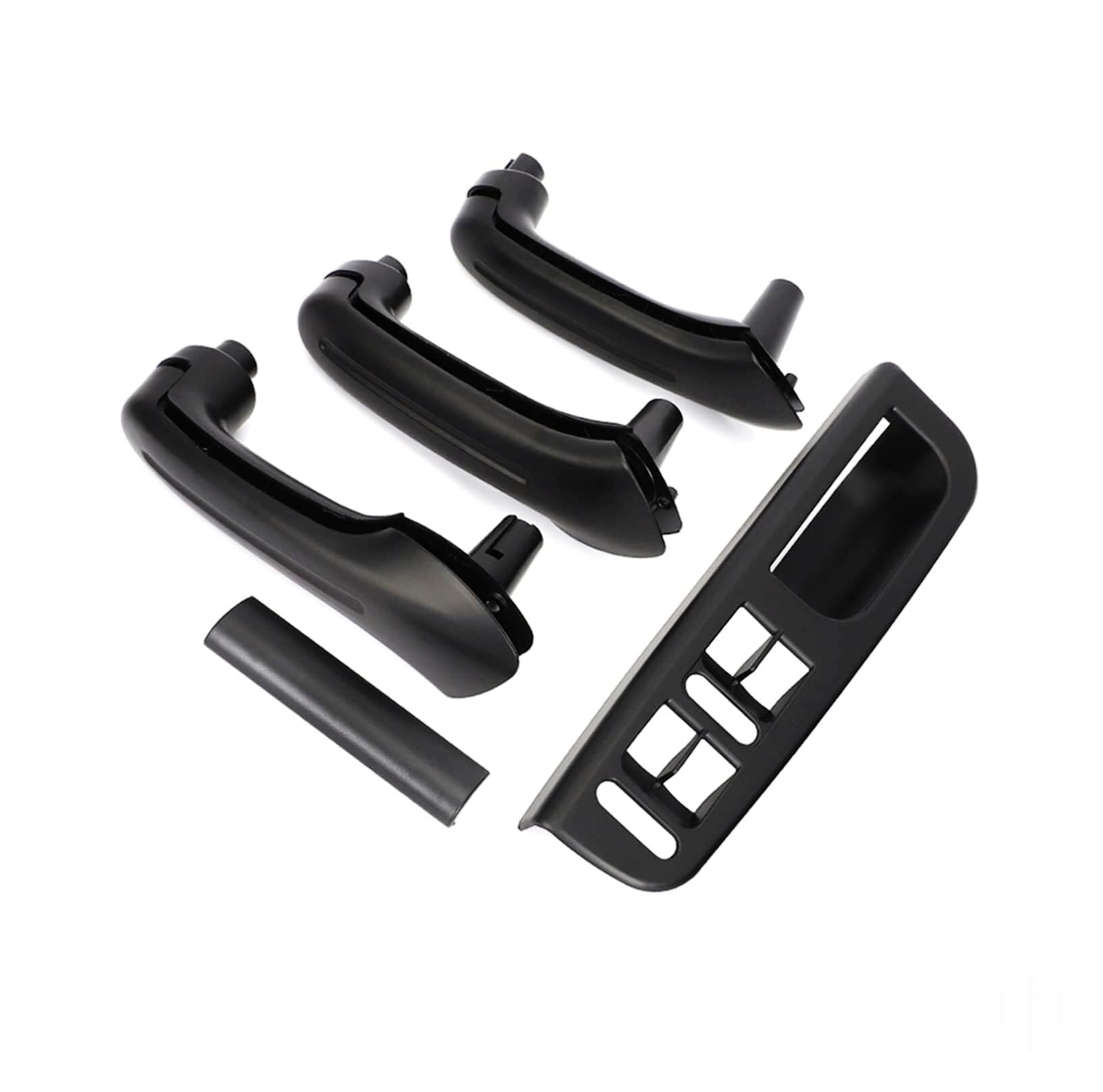 GTDTKGANAK for Vw for Bora for Golf MK4 for Jetta 1999-2007 LHD Black Inner Door Handle Interior Door Panel Handle Decorative Covers(4door 5pcs)