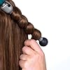 Bed Head Rock N Roller Clamp Free 2-in-1 Curling Wand | Round Barrel for Tousled Waves