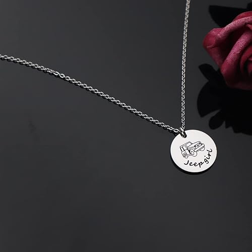 Miniatura 4 de Llavero de coche para niña, regalo de acero inoxidable, llavero para coche, accesorios de Wrangler para amantes de los coches