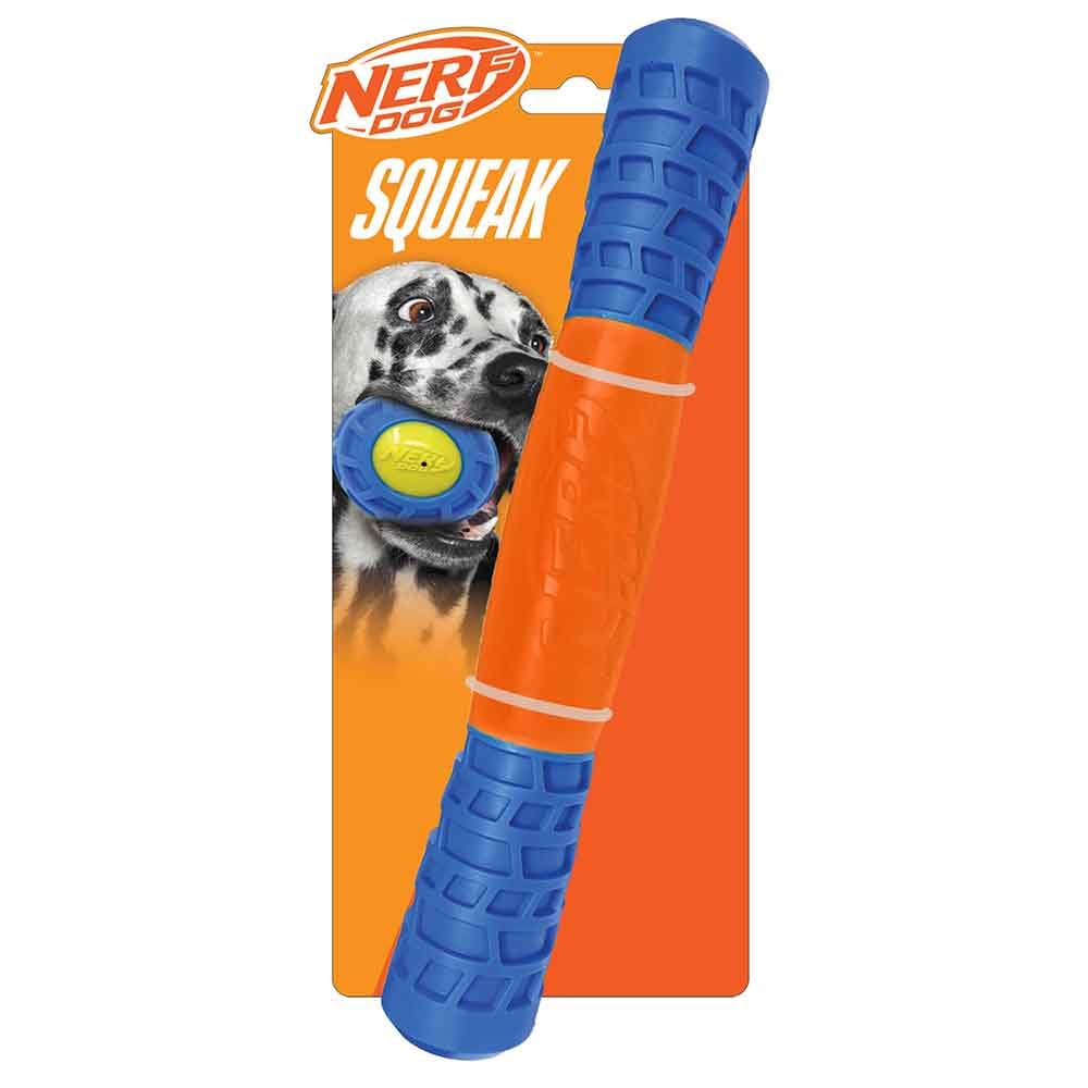 11.5in TPR EXO Squeak Stick - Blue/Orange