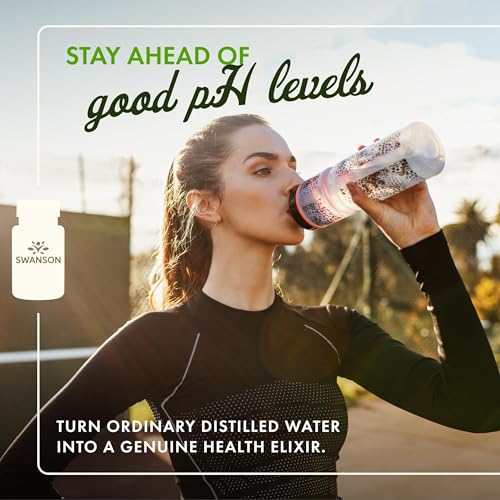 Image of Swanson Alkaline Booster - pH Protector Drops with 12.25 pH Rating - Make Your Own Alkaline Water - Add to Distilled Water to Help Maintain pH Balance (1.25 Fl Oz)