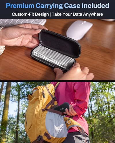 Image of TERRAMASTER D1 SSD M.2 NVMe SSD Enclosure - 1.2-Ton Crush-Proof /IP67 Waterproof /Dustproof, All-Aluminum Housing, Carrying Case Included, USB 3.2 10Gbps Type-C, Mobile Backup App Provided (Diskless)