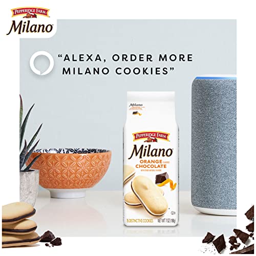 Image of Pepperidge Farm Milano Cookies, Chocolate Orange, 7 Oz Bag