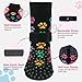 SCENEREAL Anti Slip Dog Socks to Prevent Licking Paws for Hardwood Floors, Double Sides Dog Shoes Boots & Paw Protectors for Hot/Cold Pavement, Dog Grippy Booties for Small Medium Large Senior Dogs