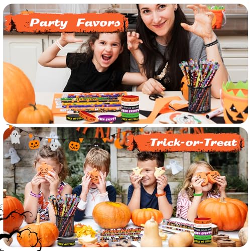 Set 48 Lápices Halloween y Pulseras de Silicona miniatura 3