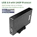 immagine 2WAVLINK L'alloggiamento del disco rigido esterno USB 3.0 per SSD SATA da 3,5 pollici e dischi rigidi HDD supporta unità UASP e 12 TB (non contiene un disco rigido)