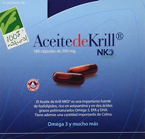 100% natural Aceite de Krill   180 Cápsulas