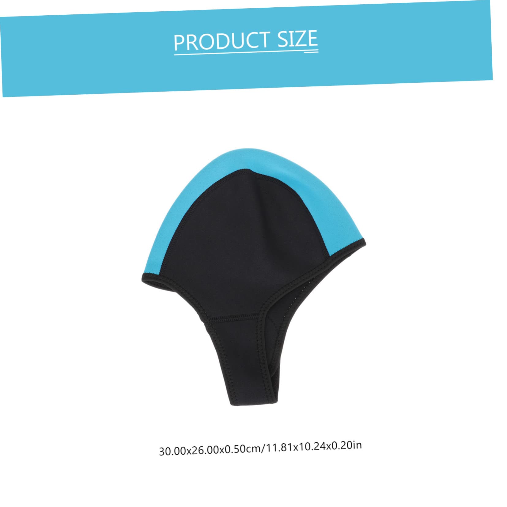 SUPVOX 3piezas Gorro De Natación De Goma para Buceo Capucha y Térmica para Invierno y Actividades Acuáticas Al Aire Unisex y Único