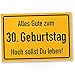 Produktbild DankeDir! 30. Geburtstag Stadtschild - Schild Geschenk 30. Geburtstag Geschenkidee Geburtstagsgeschenk Dreißigsten Geburtstagsdeko Partydeko Party Zubehör Geburtstagskarte