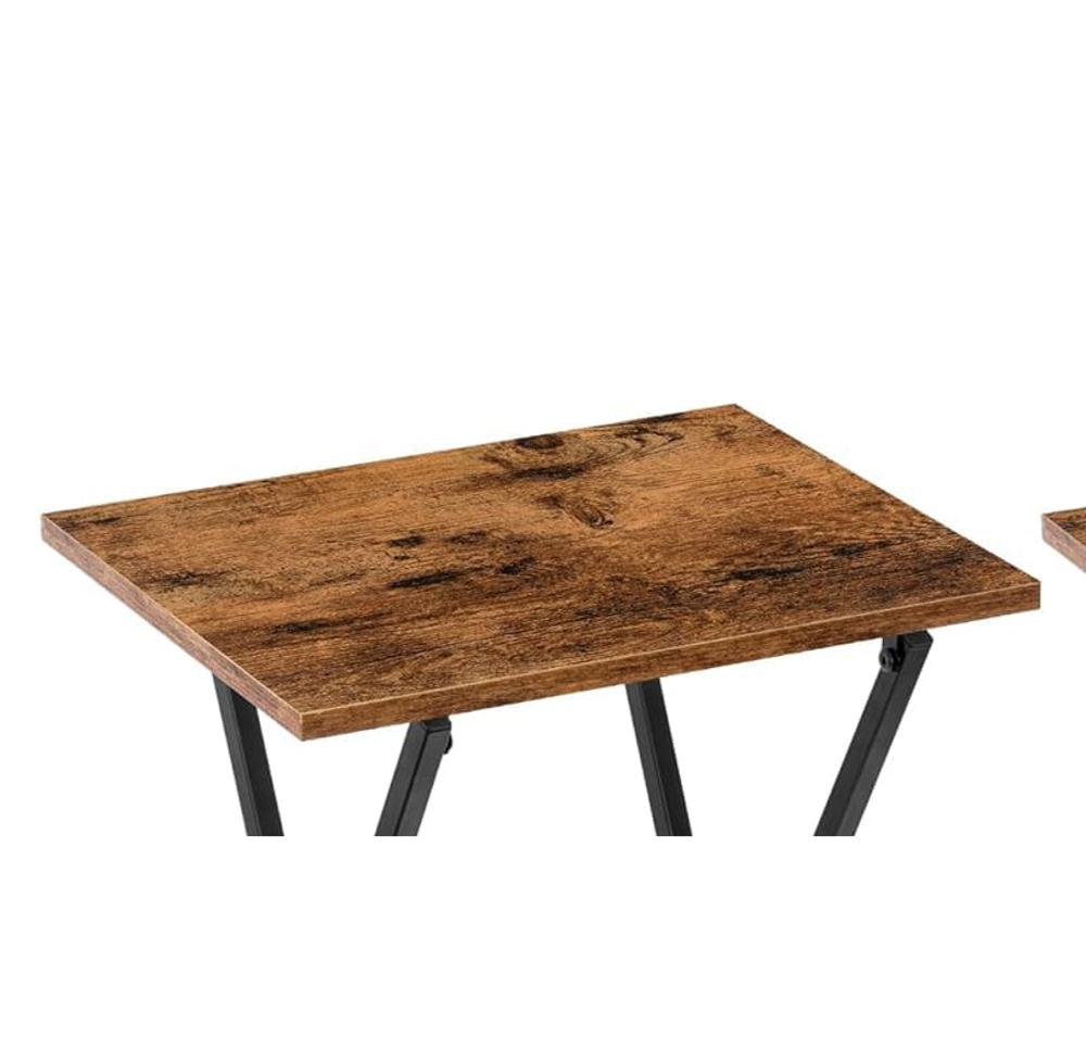 Amazon.com: Acovy TV Tray Table Set of 2, TV Dinner Tray, Folding
