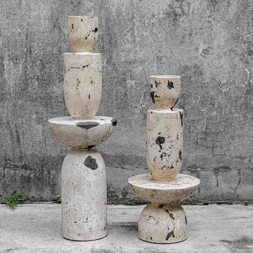 Uttermost Set de 2 esculturas torres 22 in altura miniatura 3