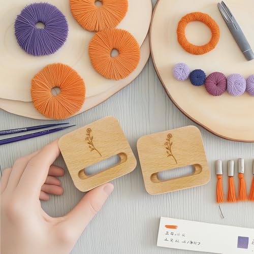 Image of GeryVtee 6 Pcs Small Embroidery Hoop Stand Embroidery Hoop Display Stand Embroidery Frames for Display Embroidery Cross Stitch Hoop Accessories Decor (Rectangle)