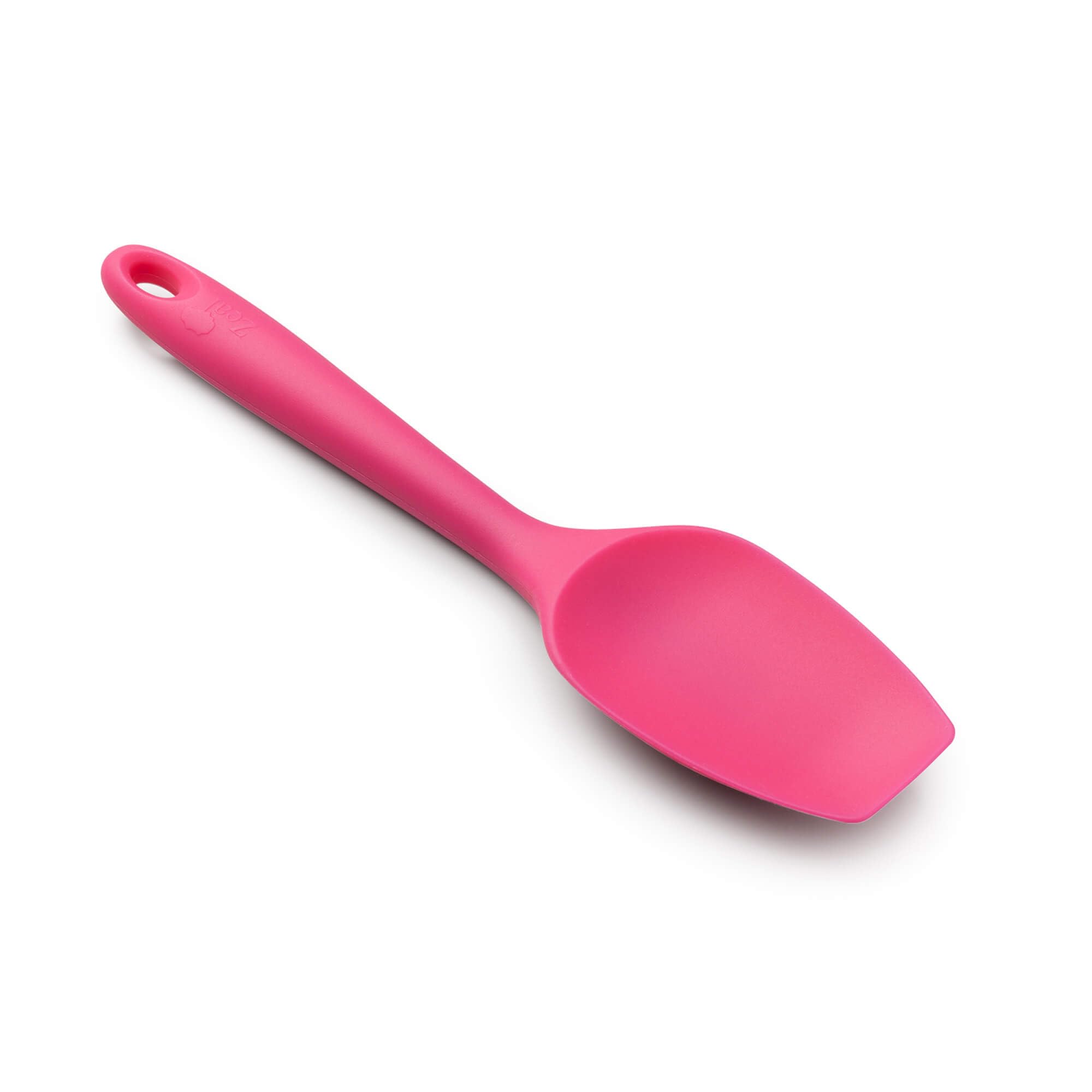 Zeal Neon Pink Silicone Non-Stick Spatula Spoon (26Cm)