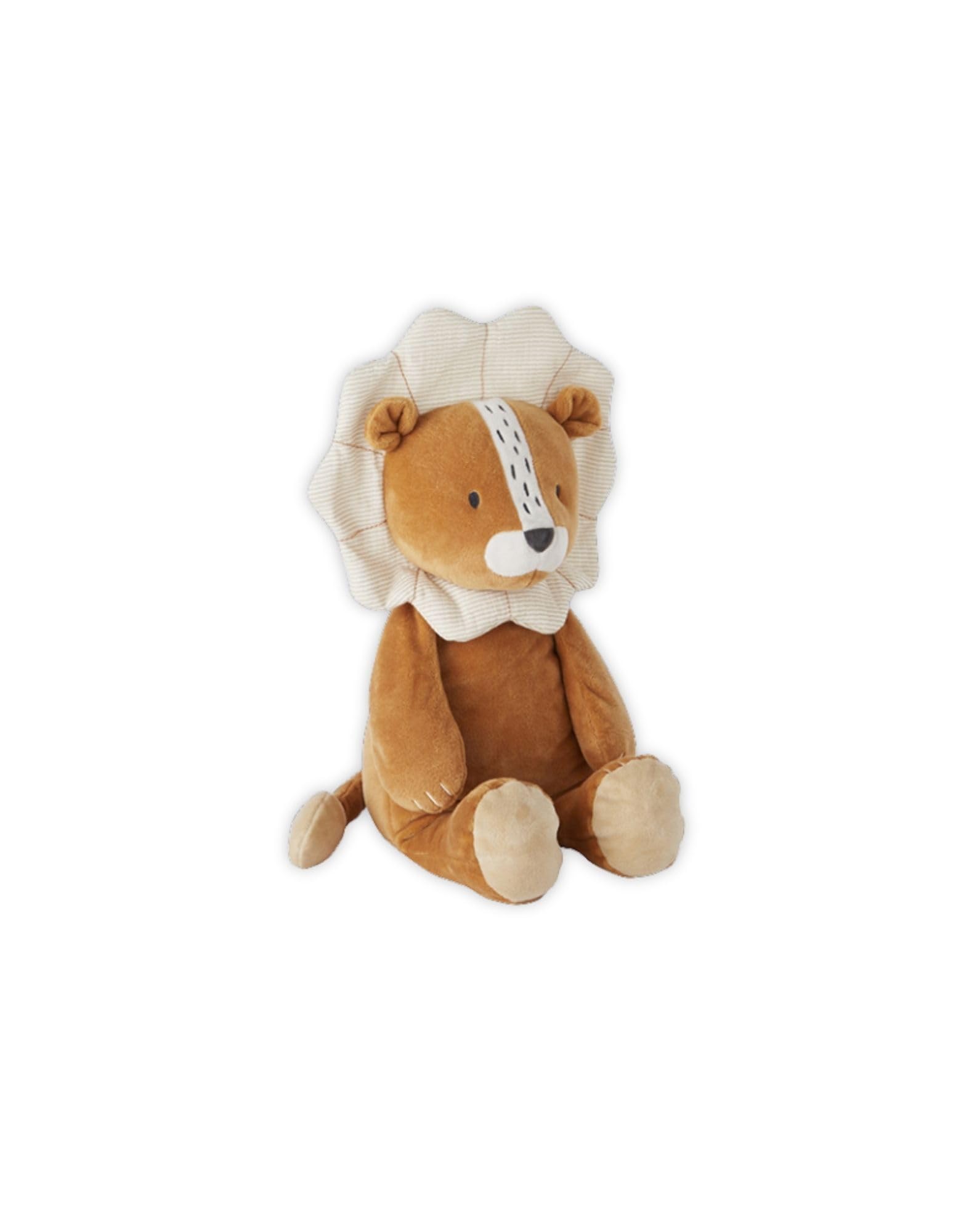 Noukie's - Doudou Enfant - Peluche Medium Babou - Doudou Coton Bio - Taille Adaptée aux Enfants (40 cm), Marron
