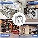 GarveeTech Stainless Steel Single Bowl Sink, NSF Freestanding Utility Sink with Faucet and Cold & Hot Water Pipe, Commercial Kitchen Sink Set for Kitchen, Bar, Garage, Backyard (28 in)