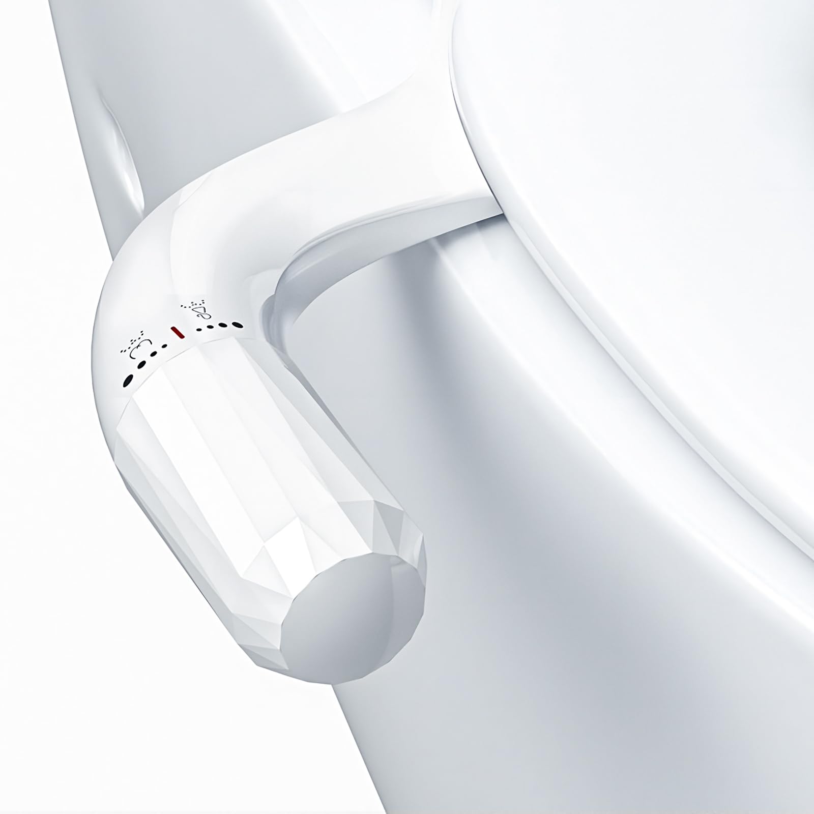 Bidet Toilette WC, Pulvérisateur Bidet non électrique bidet portable Bidet de gauche ultra-mince pour toilette Avec Pression d'eau Réglable Double Buses Rétractables Autonettoyantes Bidet Kit